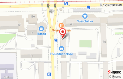 Банкомат АК БайкалБанк на Ключевской улице, 30 на карте