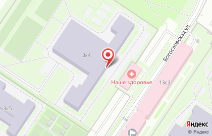 Общеобразовательная школа №220 Калининского Района в Калининском районе на карте