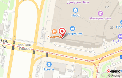 Ресторан быстрого обслуживания Макдоналдс на Большой Покровской улице на карте
