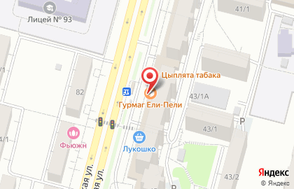 Пекарня-кулинария Ели-пели в Октябрьском районе на карте