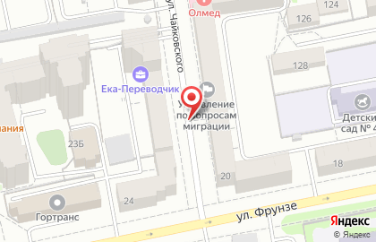 Аверон на улице Чайковского на карте