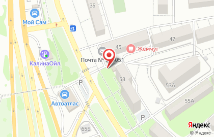 Киоск по продаже хлебобулочных изделий на улице Героев Сибиряков на карте