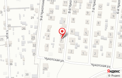 Продовольственный магазин в 8-м Чукотском переулке на карте