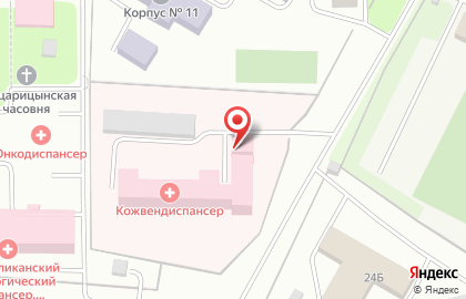 Центр освидетельствования иностранных граждан и лиц без гражданства Мордовский республиканский кожно-венерологический диспансер на карте