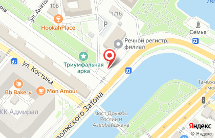 Киоск по продаже кофе с собой Watson coffee bus на Адмиралтейской улице на карте