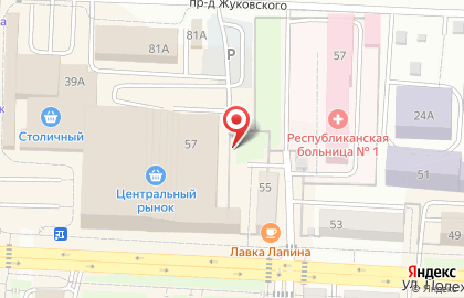 Магазин одежды и обуви Мегахенд на улице Полежаева на карте