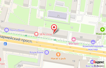ОАО Альфа-Банк на Красноармейском проспекте на карте