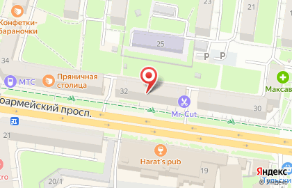 Стильный дом на Красноармейском проспекте на карте