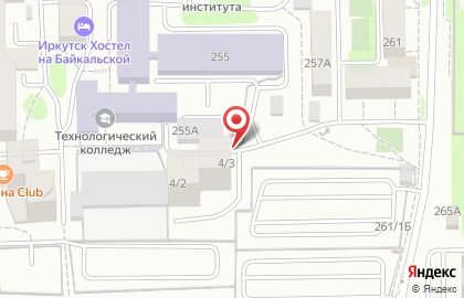 Тысяча и одна ночь на Байкальской улице на карте