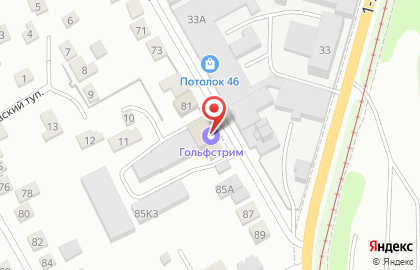 Торгово-сервисная компания Гольфстрим на Дружининской улице на карте