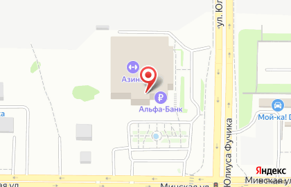 Супермаркет Перекресток в Советском районе на карте