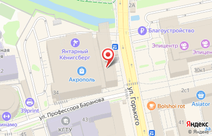 Банкомат Банк Санкт-Петербург на улице Профессора Баранова на карте