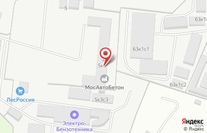 Компания МосАвтоБетон на улице Прошлякова на карте
