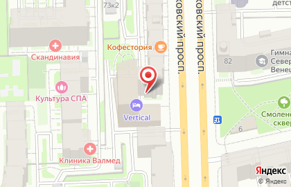 Бар Суши Шоп на Московском проспекте на карте
