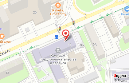 Столовая в Перми на карте