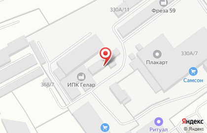 Полиграфическая фирма Палитра на шоссе Космонавтов на карте