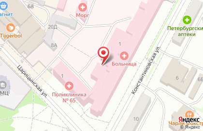 Николаевская больница на карте