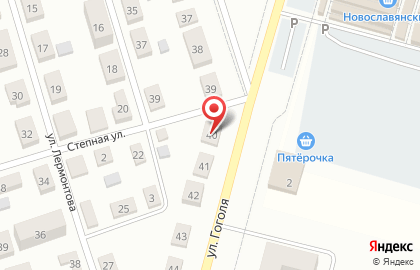 Фирменный магазин Ермолино на улице Гоголя на карте
