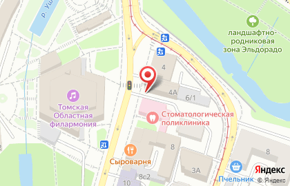 Туристическая фирма Колумб в Томске на карте
