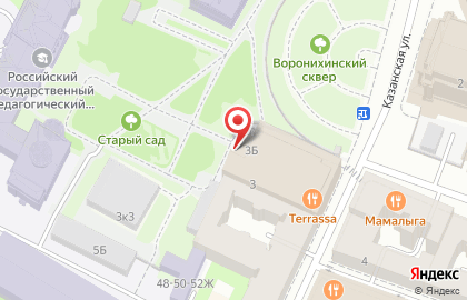 РГПУ Санкт-Петербургская высшая школа перевода на карте