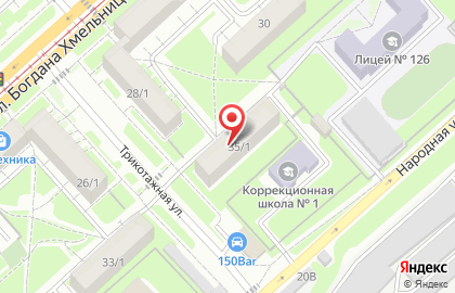 Фабрика окон Светлый Дом в Калининском районе на карте