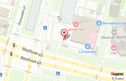 Магазин овощей и фруктов в Приморском районе на карте