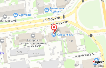 Шинный центр Kolesonsk на Маршала Покрышкина на карте