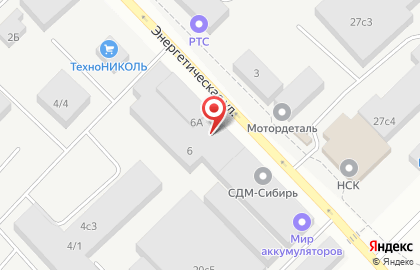 Торгово-производственная фирма Азбука окон на Энергетической улице на карте