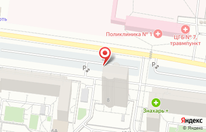 Автостоянка на ул. Вилонова, 6а на карте