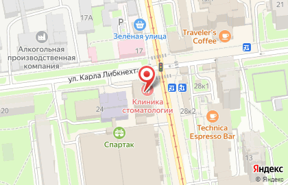 Мебельная компания Forseti на улице Карла Либкнехта на карте