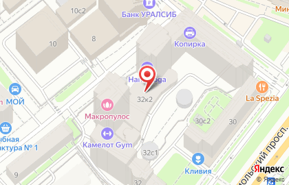 Автомойка и шиномонтаж Корсар 1 на Комсомольском проспекте на карте