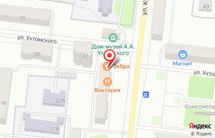 Караоке-бар Зебра на карте