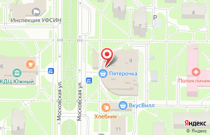 Магазин печатной продукции на Московской, 9 на карте