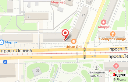 Микрокредитная компания Пенсионная Касса Взаимопомощи Деньги на проспекте Ленина на карте