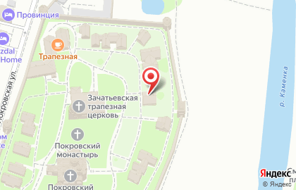 Свято-Покровский женский епархиальный монастырь на Покровской улице на карте