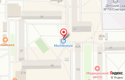 Магазин продуктов Миллениум на карте