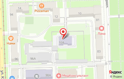 Детский сад №312 в Свердловском районе на карте