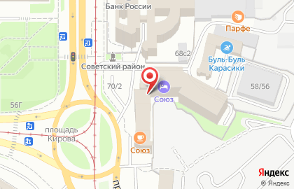 Центр косметологии Профессионал на Комсомольском проспекте на карте