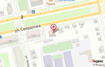 Магазин Красное & Белое в Кургане на карте