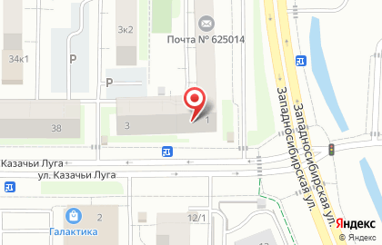 Салон мебели Арт-купе в Тюмени на карте