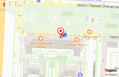 Супермаркет Пятёрочка в Кировском районе на карте