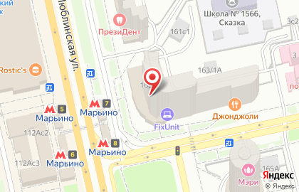 Парикмахерская Эколавка на Люблинской улице на карте