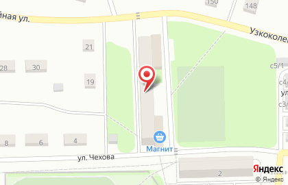 Супермаркет Магнит в Челябинске на карте
