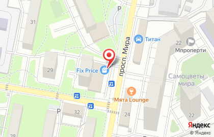 Универсам Fix Price на Новокосино на карте
