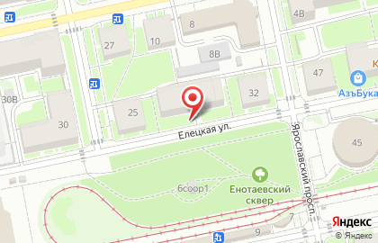 Сплав на Елецкой улице на карте