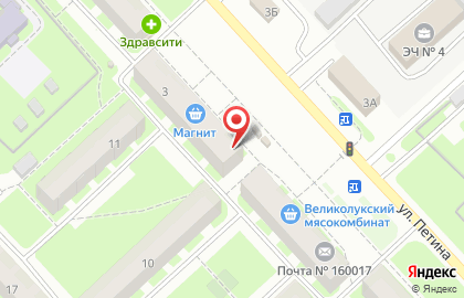 Магазин канцтоваров Студент в Вологде на карте