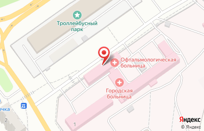 Сызранская центральная городская больница на улице Комарова на карте