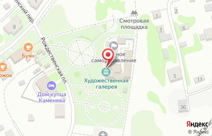 Художественная галерея в Казани на карте