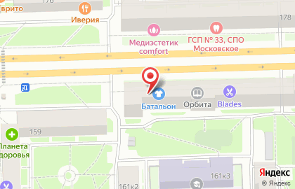 Армейский магазин Батальон на карте