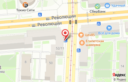 Столовая Street на Среднеохтинском проспекте на карте